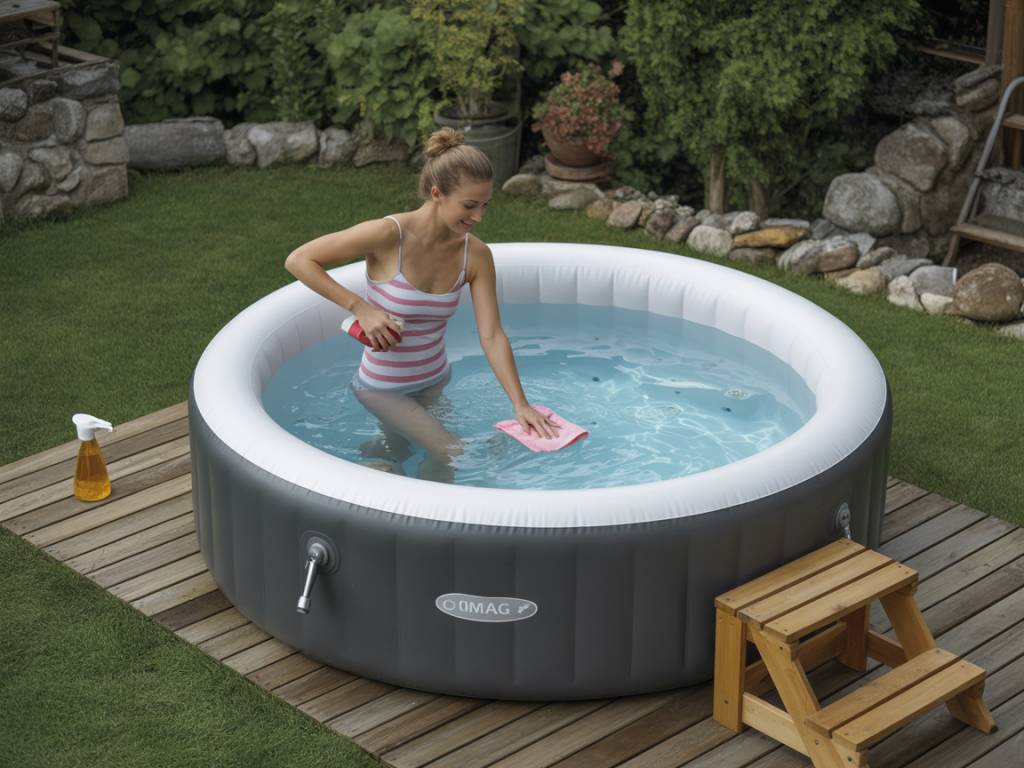Comment nettoyer un spa gonflable facilement et efficacement