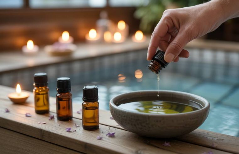 Combien de gouttes d’huile essentielle dans un spa pour une aromathérapie réussie